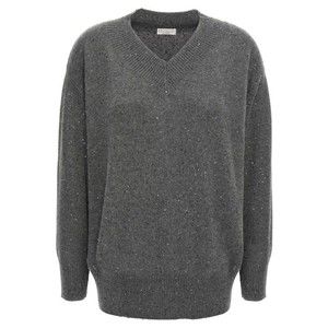 Brunello Cucinelli V-Neck Cashmere And Silk Blend Sweater - NWT